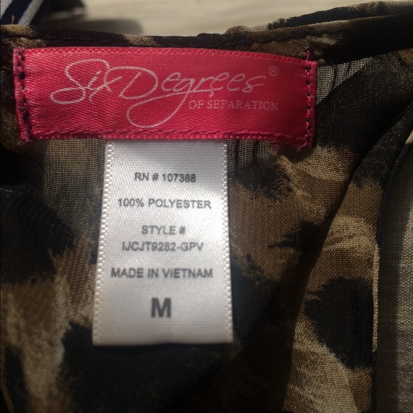 Cheetah print top - Picture 5 of 5